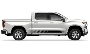 Side Stripes Decal sticker Graphics For Chevrolet Silverado 1500 2015 2017 2023 - Picture 1 of 10