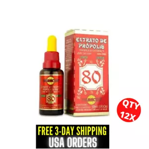 Custodia 80 api estratto propoli brasiliano senza cera verde brasiliana POLENECTAR 12x 30mL - Foto 1 di 7