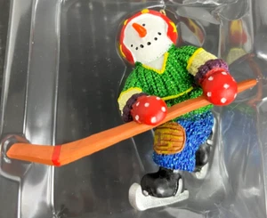 Hockey Snowman Ornament 2009 AGC American Greetings Christmas Holidays Decor - Picture 1 of 5