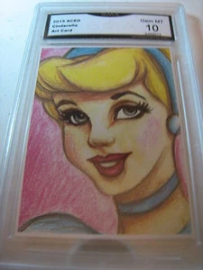 CINDERELLA ARTIST AUTO 2014 IMPRESIÓN ARTÍSTICA ACEO GRADO 10 L@@@K - Imagen 1 de 1