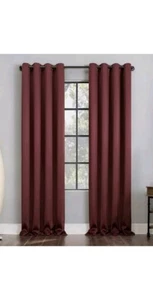 Sun Zero Nordic 2-pack Theater Grade Extreme 100% Blackout Grommet Curtain Pa... - Picture 1 of 4