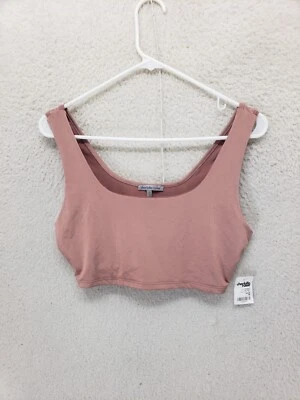 Sujetador Charlotte Russe Mujer Medio Rosa Mezcla Rayón Elastizado Calce Informal Bralette Foto 1 de 4