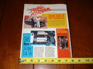 BOYD CODDINGTON CRAGAR RUOTE ARTICOLO ORIGINALE 1990 - Foto 1 di 4