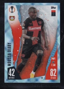 Topps Match Attax Calcio 2023/2024 Leverkusen Diaby 242 Crystal Parallel FOIL - Bild 1 von 1