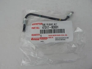 Toyota Tundra Sequoia Genuine 47317-0C031 Front Brake Tube New - Picture 1 of 4