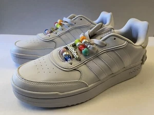 Adidas Postmove SE GZ4060 White Gold Casual Basketball Sneakers Women's Size 11 - Picture 1 of 13