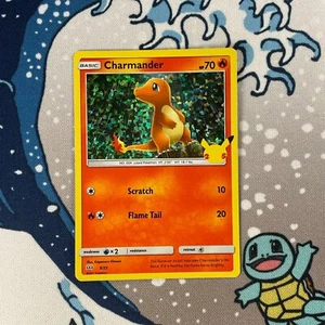 Charmander 9/25 Holo Foil Promo McDonald's 25th Anniversary Pokemon Card 2021 NM - Picture 1 of 3