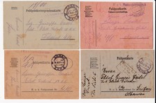 FELDPOSTKARTE 1917 - 1918 ZARA ZADAR TRIESTE 4 FRANCHIGIA POSTALE CURIOSITA'