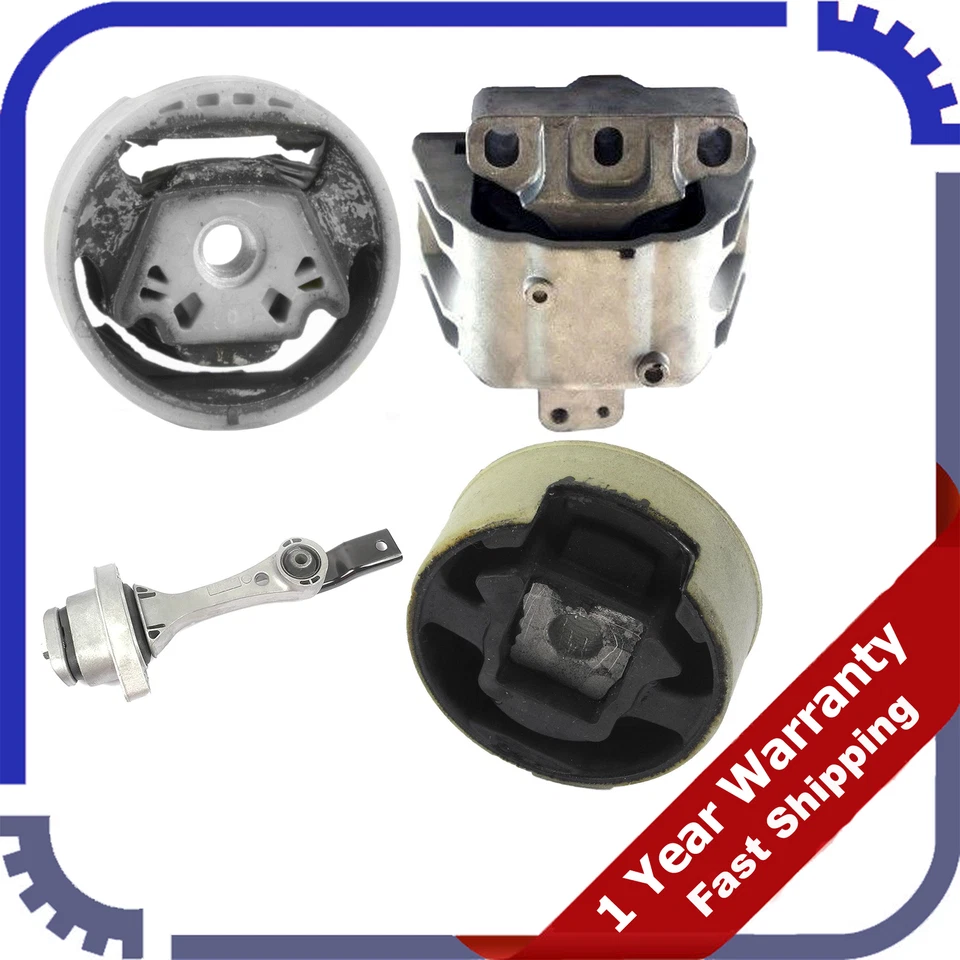 Juego de 4 piezas motor y montaje de puntal de par para Audi TT Quattro 3,2 L V6 2004-2006 Foto 1 de 4