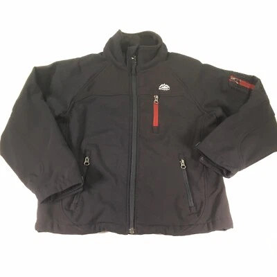 Snozu 儿童轻便夹克小号 7/8 RN #59123 黑色 3 拉链口袋青年外套 — 第 1/4 张图片