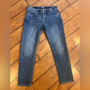 Tommy Bahama jeans womens 30x29 Slim Boyfriend blue stretch comfort distressed - Picture 1 of 11