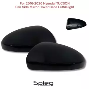 Pair Side Mirror Cover Cap for 2016-2020 Hyundai TUCSON PTM w/o Turn Signal - Picture 1 of 9