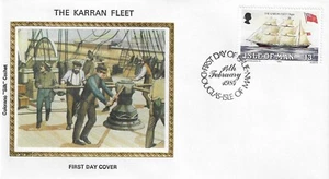 Historic Ship Hope Karran Fleet Isle Of Man GB Colorano Silk FDC 1984 - Picture 1 of 1