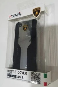 Black and silver Atomic licensed  Lamborghini iPhone 4/4s case. Luxtyle status  - Picture 1 of 4