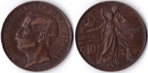 VITT. EMAN. III 10 CENT. 1911 - Imagen 1 de 1