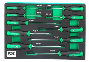 SK Professional Tools 10 Piece Dual-Material Magnetic Screwdriver Set WARRANTY - Picture 1 of 16