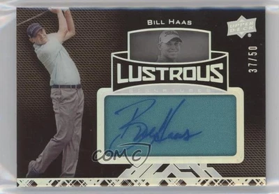 2014 Upper Deck Exquisite Collection UD Black /50 Bill Haas #47 Auto - Image 1 of 2