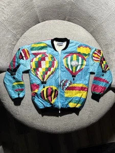 Vintage 1991 Tyvek Hot Air Balloon Jacket Size Large USA 20th Balloon Fiesta - Bild 1 von 12