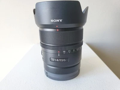 Lente Sony E 15 mm f/1,4 G SEL15F14G - CASI COMO NUEVA Foto 1 de 4