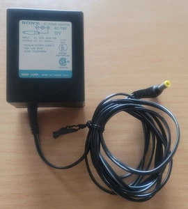 SONY AC-T62 Power Supply Adaptor Telephone AC 120V 60Hz 8W DC 12V 300m TESTED - Picture 1 of 4