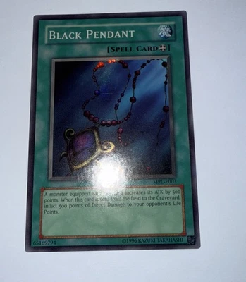 Yugioh Black Pendant MRL-E003 Super Rare Unl Original Print (D) - Image 1 of 3