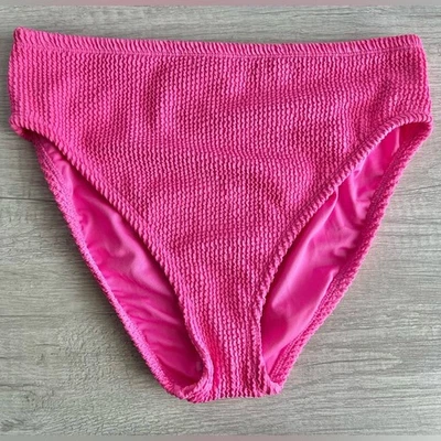 Parte inferior de bikini rosa de cintura alta Bleu by Rod Beattie para mujer Foto 1 de 4