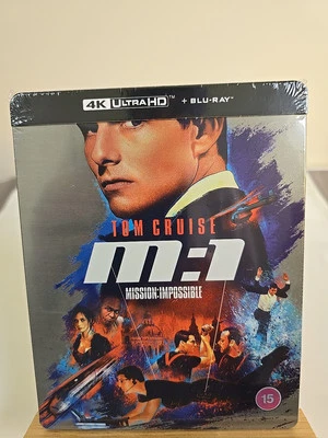 MISSION  IMPOSSIBLE  4K  ULTRA  HD  BLU-RAY  STEELBOOK, BRAND  NEW  SEALED  - Image 1 of 4