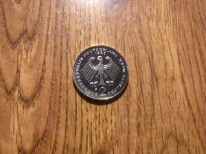 DEUTSCHLAND 2 MARK THEODOR HEUSS 1983 F PROOF MÜNZE (330) - Bild 1 von 2