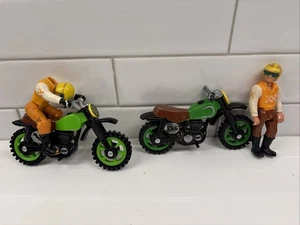 Vintage 1974 Fisher Price Adventure People #356 Dirt Bike & Riders - Picture 1 of 11