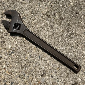 Vtg J.H. Williams & Co. Adjustable Wrench Heavy Duty AB- 18" USA Superjustable - Picture 1 of 15