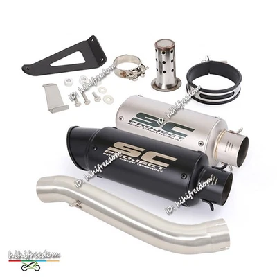 Silenciador DB Killer tubo medio escape Aprilia Tuono V4 1100 2017-2020 deslizamiento para Aprilia Tuono V4 1100 2017-2020 Foto 1 de 4