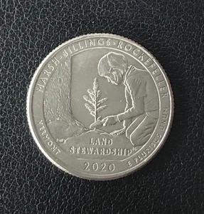 2020-P America Beautiful Quarter Dollar Marsh Billings Rockefeller 25C Coin Rare - Picture 1 of 2