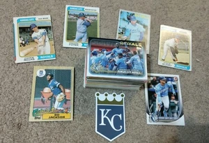 KC Royals 1970-2024 100+ Cards! Many Bo Jackson, Bobby Witt, Brett, Patek, etc - Picture 1 of 8