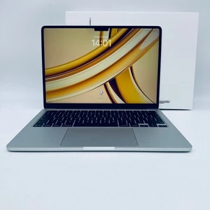 MacBook Air M4 2025 13-Inch 10-Core CPU 8-Core GPU 16GB RAM 256GB SSD In Silver - Picture 1 of 24