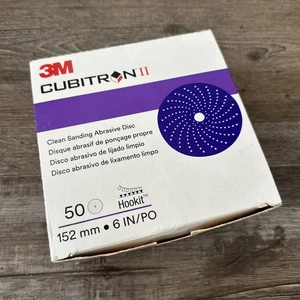 3M 31373 Cubitron II Hookit Clean Sand Sanding Abrasive 6” 150 Grit 50 Disc - Bild 1 von 3
