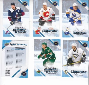 2023 Upper Deck 6 card lot National Hockey Card Day NHCD - Picture 1 of 1