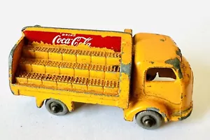 1957 Matchbox Lesney No. 37 Karrier Bantan 2 Ton Coca Cola Gray Wheels - Picture 1 of 8