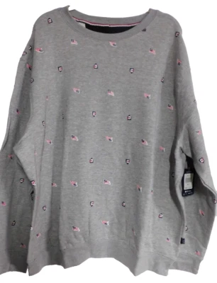 Sudadera Chaps The Everyday Fleece 3XLT gris claro Foto 1 de 4