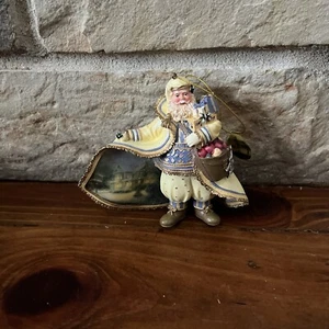 Ashton Drake Thomas Kinkade Old World Christmas Snowfall Santa Ornament 2003 - Picture 1 of 20