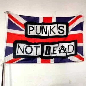 Anarchy Anarcho Flag with Communism Anarcho Syndicalism Flag Punk Banner 90x150 - Picture 1 of 6