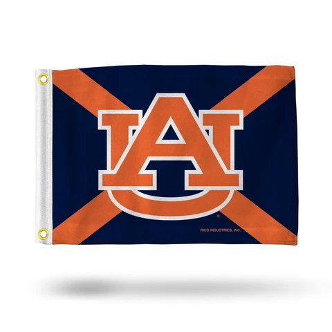 Auburn Tigers 12" x 18" Boat Flag Golf Cart Flag- Auburn State Flag- War Eagle Cover