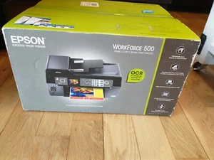 Epson WorkForce 500 Color Print Fax Document Scanner 2400dpi - Picture 1 of 10