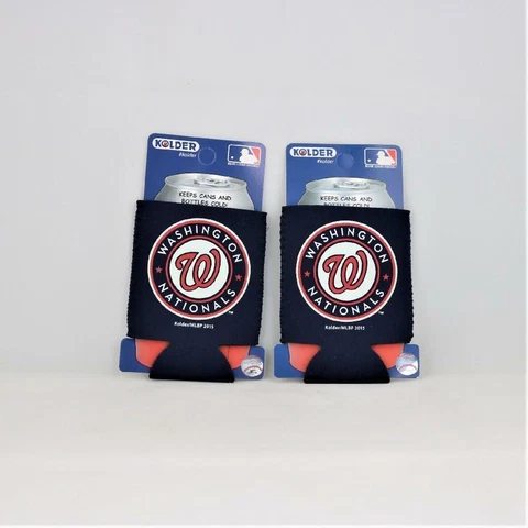 Washington Nationals 2015 2pk MLB Licensed Kolder Can Kaddy Neoprene Koozie Cover