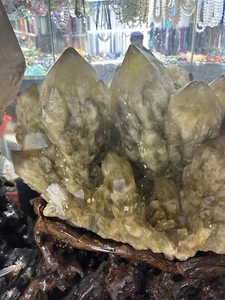 118LB Natural Quartz citrine Cluster Mineral Specimen healing gift - Picture 1 of 17