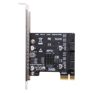 Adaptador de tarjeta de expansión PCI-E USB 3.0 2 puertos USB3.0 Hub interno 19/20 pines cabezal - Imagen 1 de 8