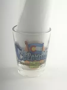 Colorado, The Centennial State shot glass, COMBINED SHIP $1 PER MULTIPLE - Picture 1 of 4