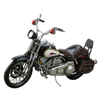1: 8 Scala Retro In Latta 1979 HARLEY DAVIDSON Moto Modello FXSTS Arte - Immagine 1 di 4