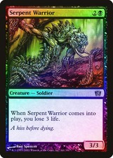 Serpent Warrior FOIL 8th Edition NM Black Common MAGIC GATHERING CARD ABUGames