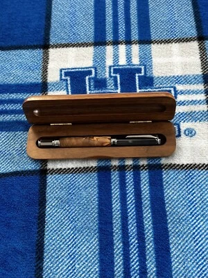 Bolígrafo Vertex Cocobolo Madera Acabado Gunmetal Tapa Magnética Estuche de Madera Foto 1 de 4