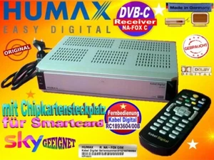 Digitaler KabelreceiverHUMAX NA-FOX C f.digitalenKabelempfang inkl.FBKartenleser - Bild 1 von 17